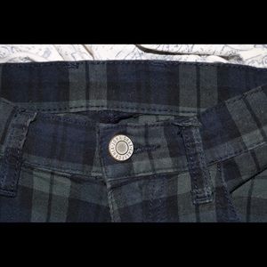 John Galt Plaid Skinny Pants